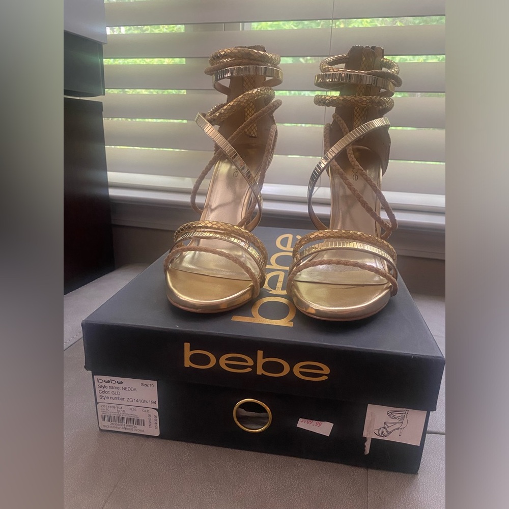 Bebe Strappy Heel